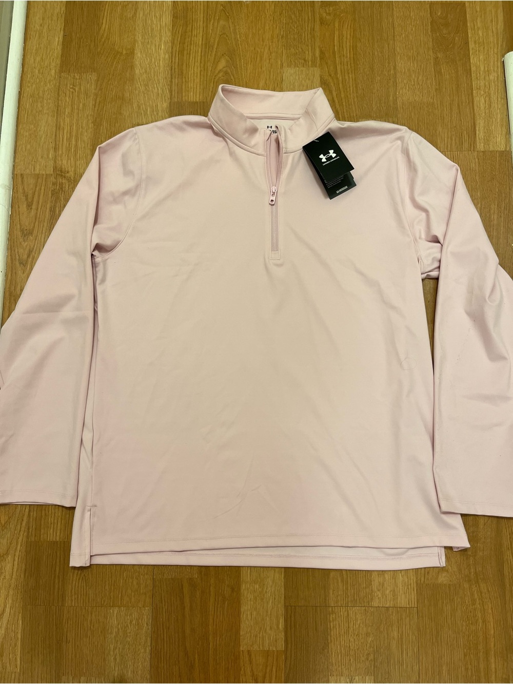 Under Armour UA Meridian 1/4 Zip Men’s Pullover – Pink – XL – NWT